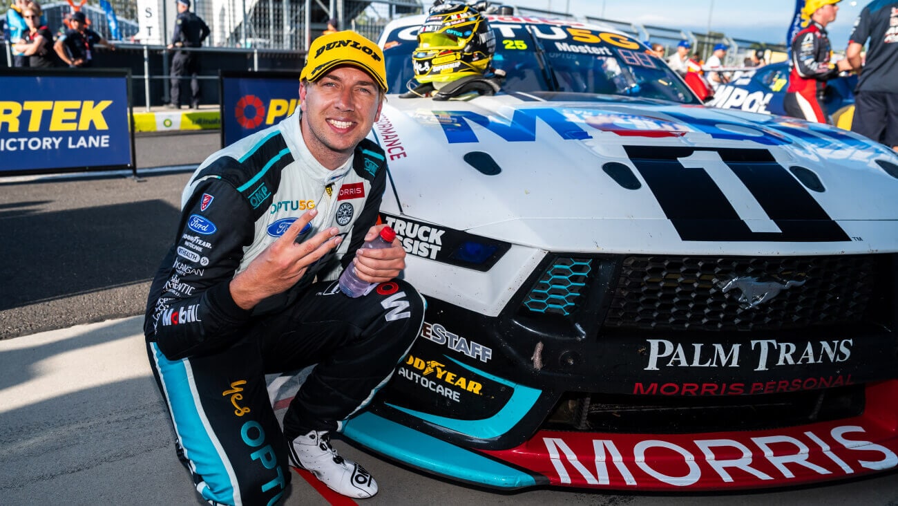 Chaz Mostert revs up for the 2024 Supercars season | Optus