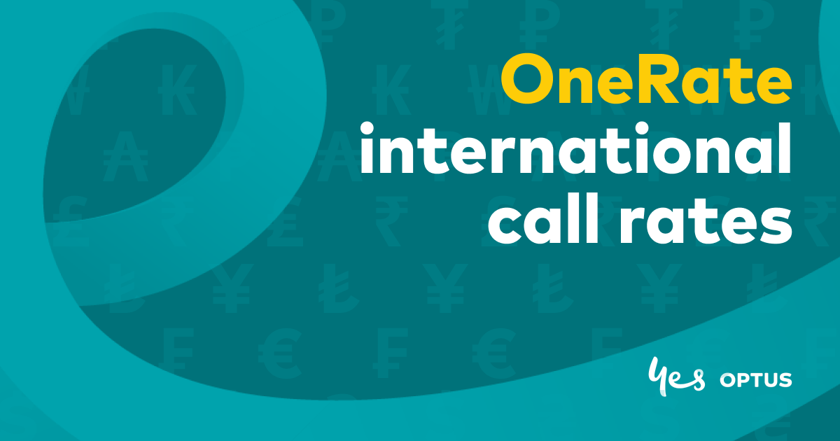 optus international call rates from australia